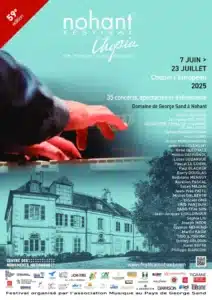Affiche-nohant festival chopin 2025