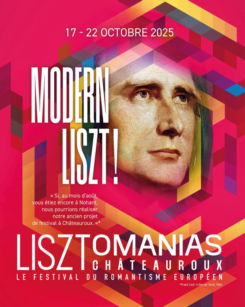 Affiche du Festival Lisztomanias chateauroux 2025