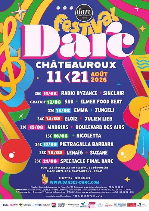 Prog du festival DARC 2026