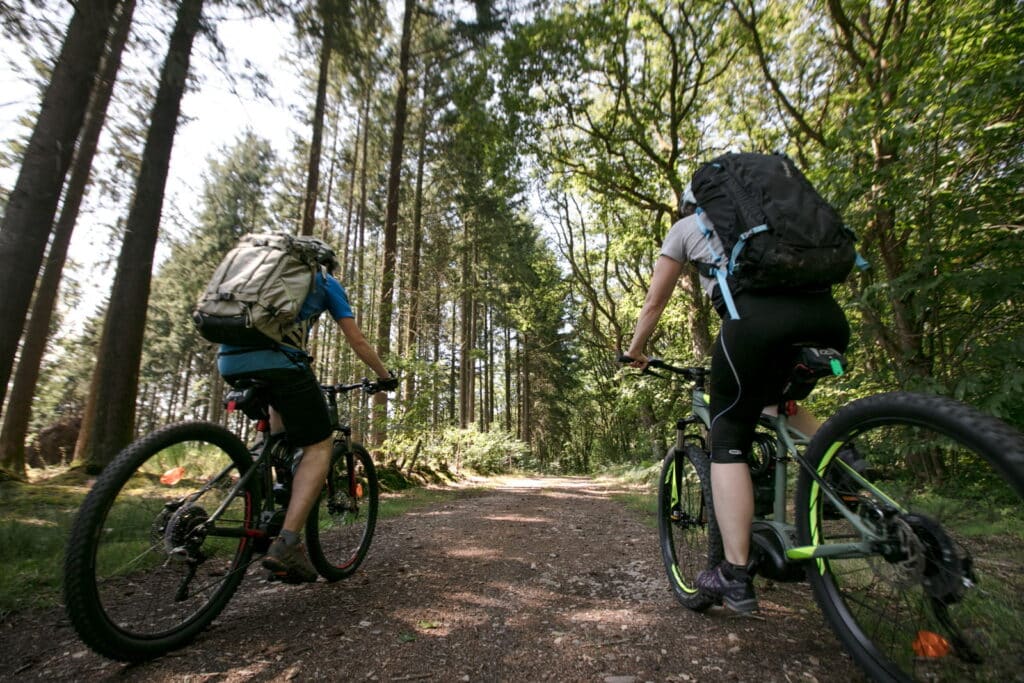 Sortie en vélo dans les forêts de l'Indre
